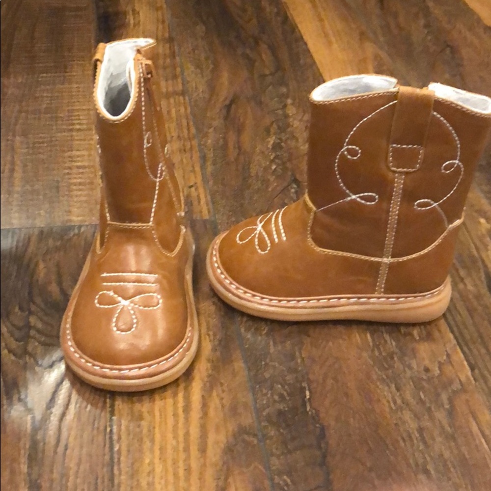 Wee Squeak Brown Cowboy Boots